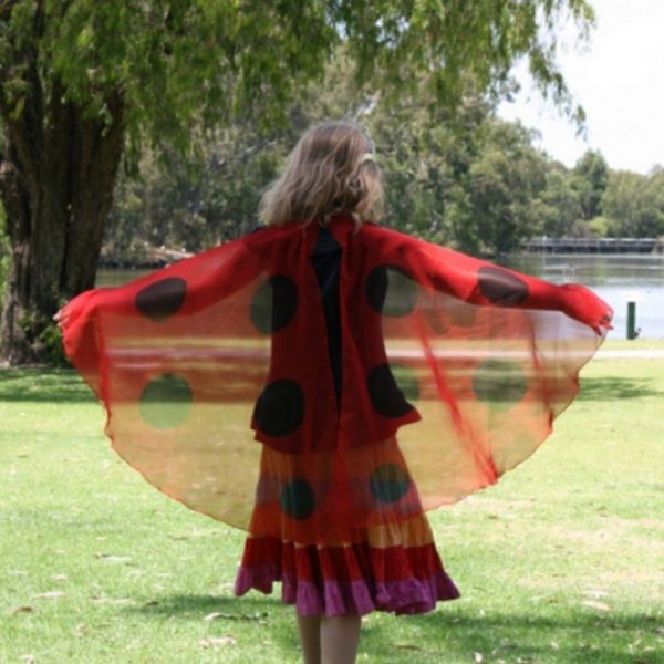 Ladybug costume wings
